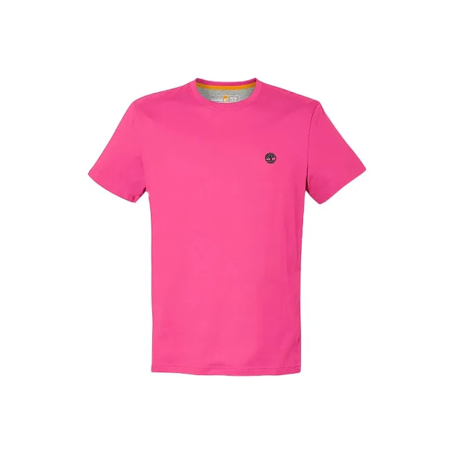 Timberland T-Shirts Men Rose Red-0