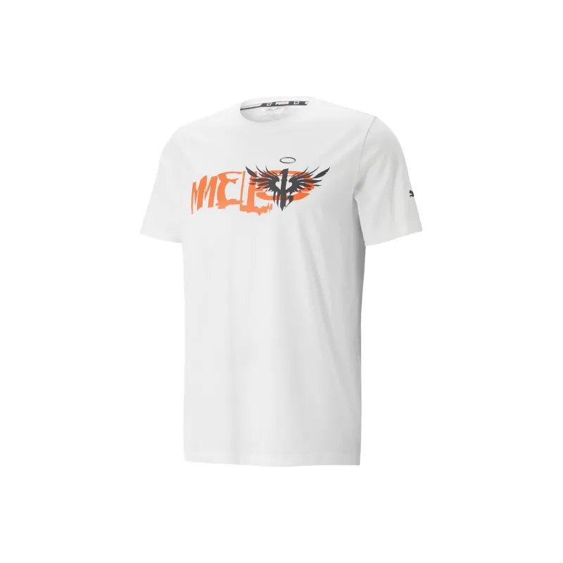PUMA Basketball Collection T Shirts Men White-0