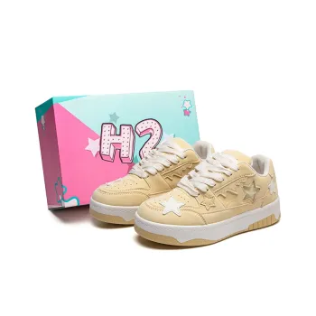 H2 Anti Slip Wear Resistant Lightweight Breathable Low Top Skateboard Shoes Women's