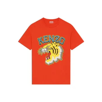 KENZO VARSITY JUNGLE T Shirts Men Red