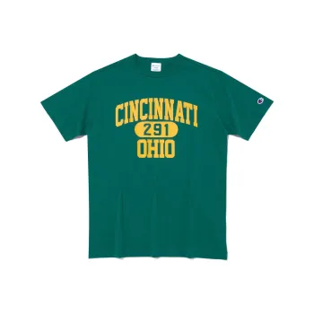 Champion T Shirts Unisex Green