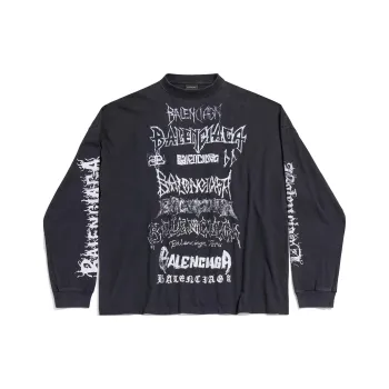Balenciaga Diy Metal Longsleeve Medium Fit T Shirt
