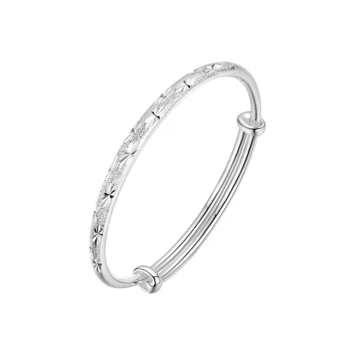 Old Qingyun Silver Building 999 Fine Silver Sterling Silver Bracelets Women's