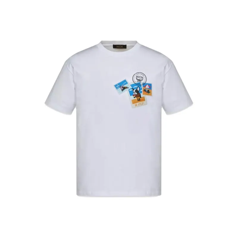 MCM T Shirts Men White-0