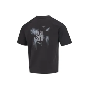 PUMA Humming 3,SS23 Chinese Culture Tribute Series T Shirt Men's Black