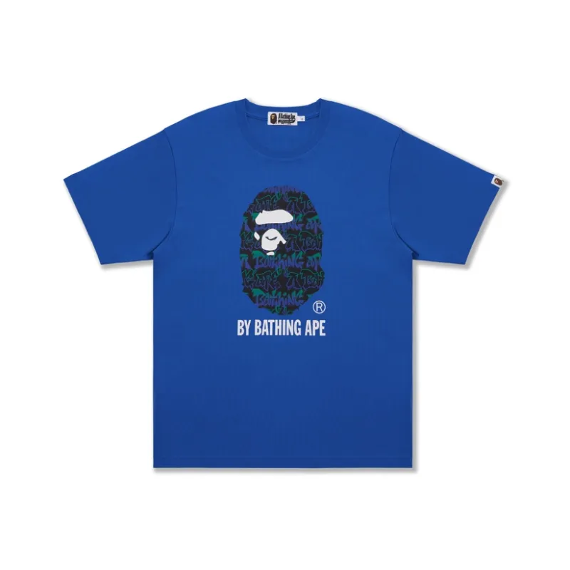 A BATHING APE Graffiti Pattern By Bathing Ape Tee-1
