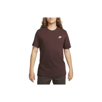 Nike T Shirts Men Dark Coffee