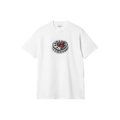 Carhartt WIP SS24 S/S Bottle Cap T Shirt T Shirt Men's White