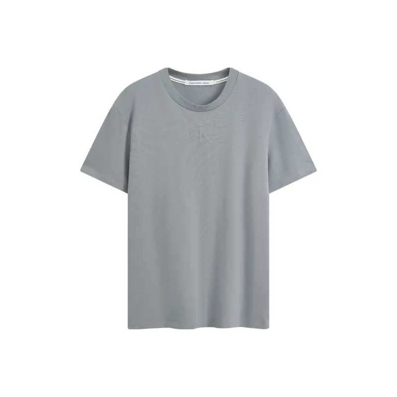 CALVIN KLEIN T Shirt Men's Gray Blue-0