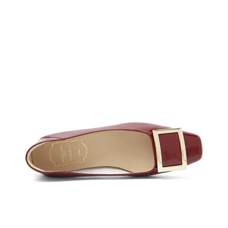 COMELY Melody Collection Chunky Heel High Heels Women's-3