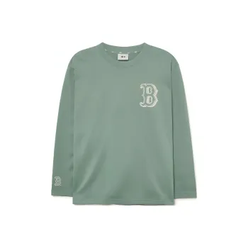 MLB Basic Boston Red Sox T Shirt Unisex Pea Green