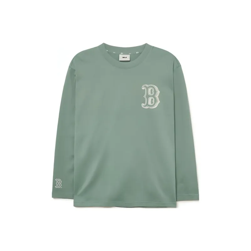 MLB Basic Boston Red Sox T Shirt Unisex Pea Green-0