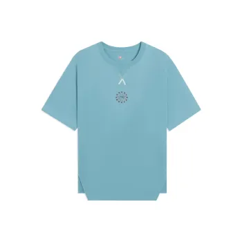 LiNing T Shirts Unisex Ocean Blue