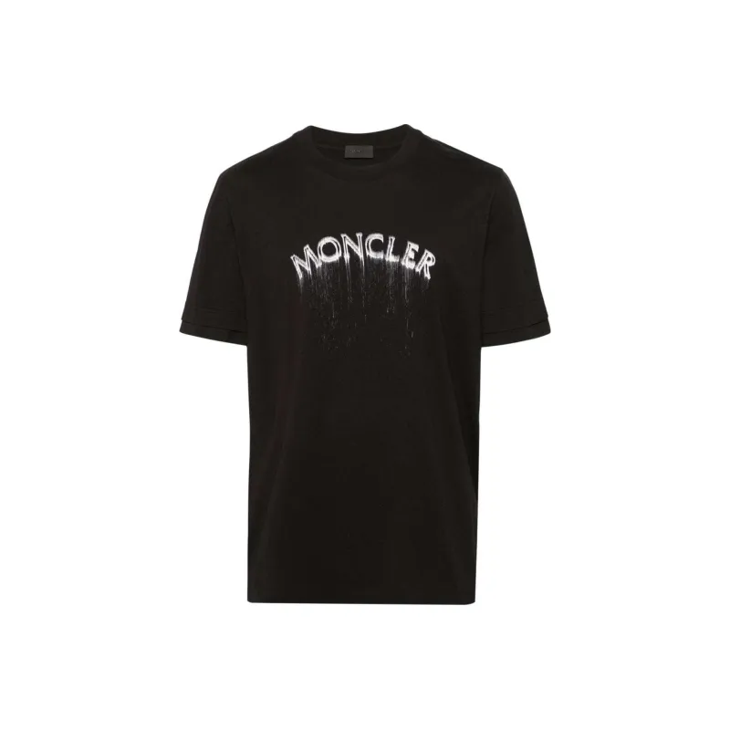 Moncler Logo print Cotton T shirt-0