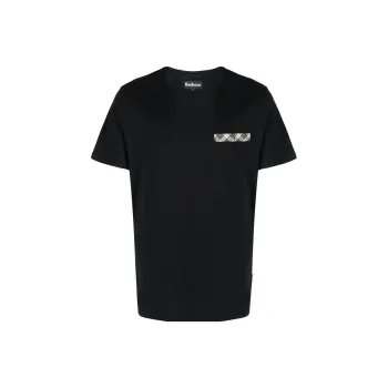 BARBOUR Chest pocket Crew neck T shirt