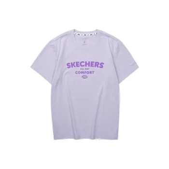 Skechers SS24 T Shirt Unisex Orchid Purple