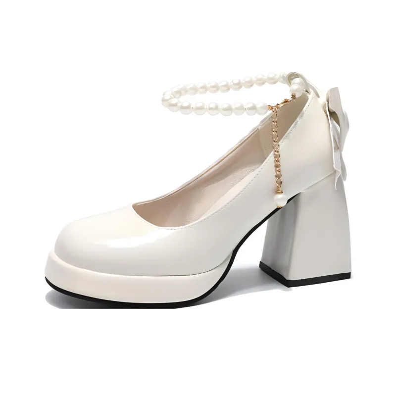 Be Good Chunky Heel High Heels 9cm Women's Gift Box Set-6