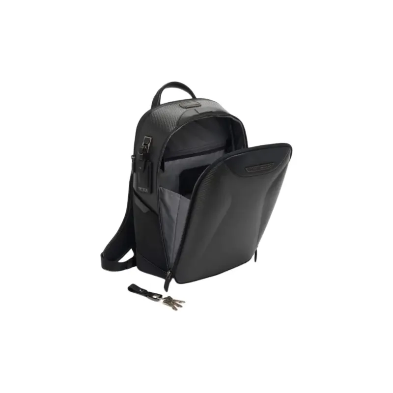 TUMI Fabric Backpack Regular Men's Carbon Black-2