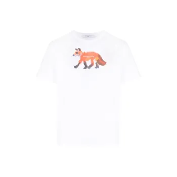 Maison Kitsune T Shirts Men White