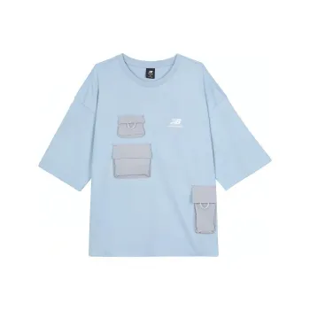 New Balance T Shirts Men Carolina Blue