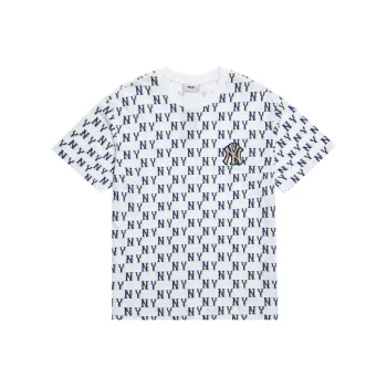 MLB Set in Sleeve T Shirt Unisex White