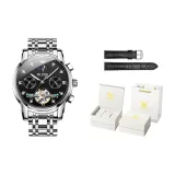 Steel Band Jet Black[Luxury Box Included]