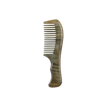 XIBI Anti Static Green Sandalwood Handle Comb For Men And Women's Long Handle Home Use Craft Comb Massage