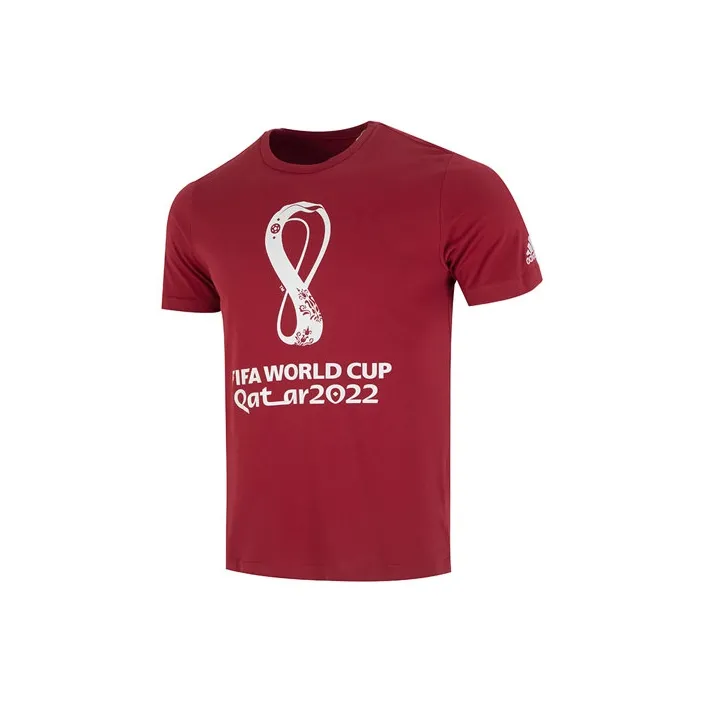 Adidas T Shirts Men Burgundy-0