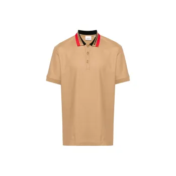 Burberry Logo Detailed Short Sleeved Polo Shirt