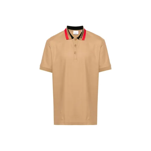 Burberry Logo Detailed Short Sleeved Polo Shirt