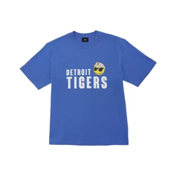 MLB Smile Series Detroit Tigers Team T Shirts Unisex Blue