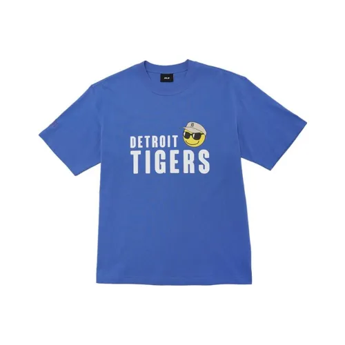 MLB Smile Series Detroit Tigers Team SS23 T Shirt Unisex Blue
