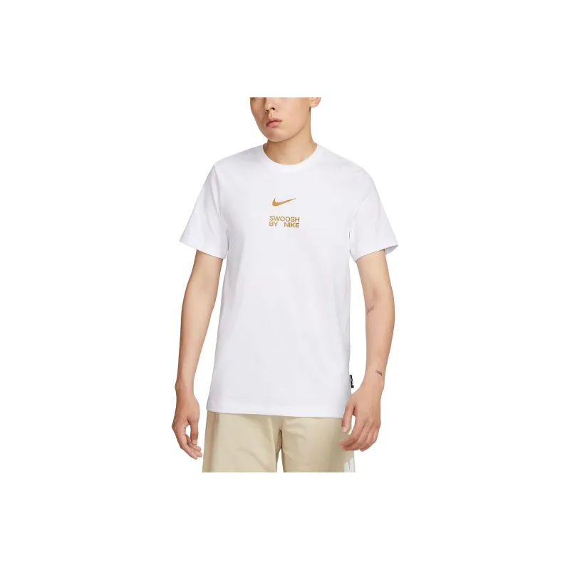 Nike T Shirts Men White-2