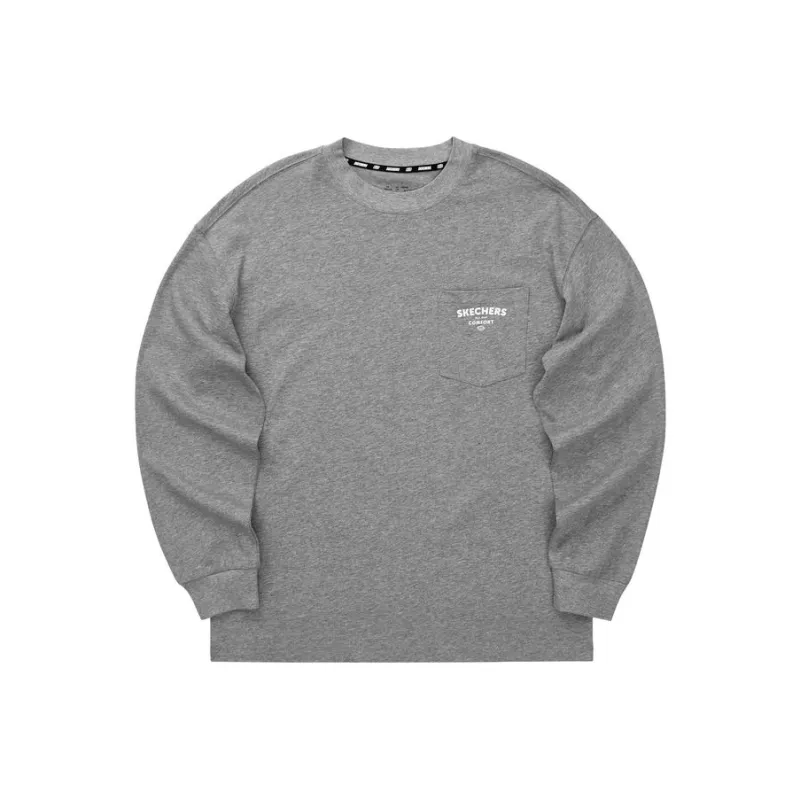 Skechers T Shirt Men's Medium Heather Gray-0