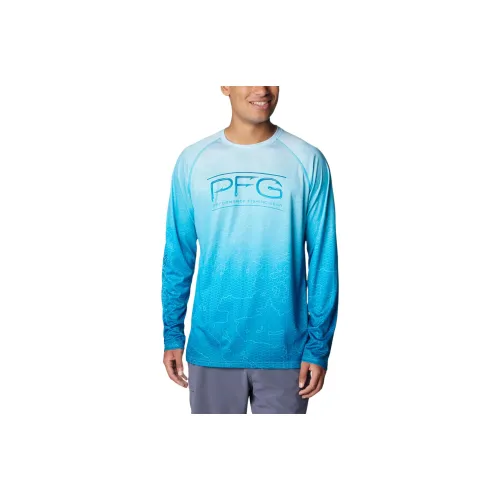 Columbia PFG Super Terminal Tackle™ T-Shirt Men's Sea Blue