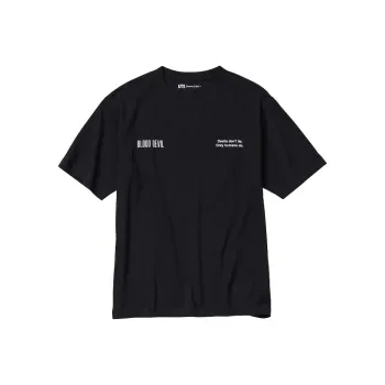 UNIQLO x DIANJUREN LIANMINGKUAN Uniqlo X Chainsaw Man Co branded Series T Shirt Unisex Black