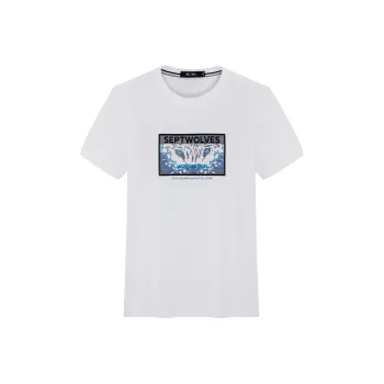 SEPTWOLVES T Shirt Men's Raw White