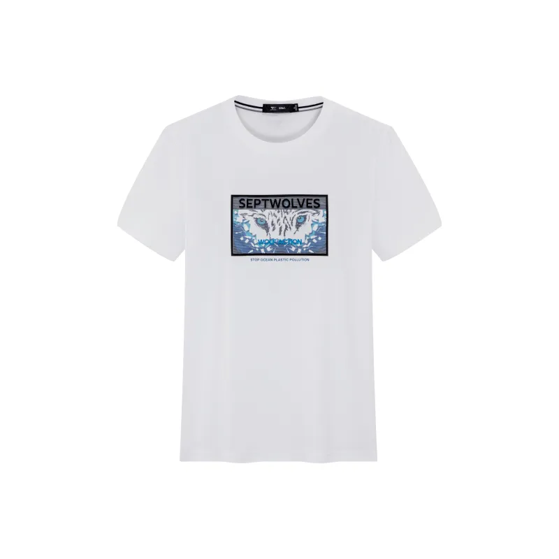 SEPTWOLVES T Shirt Men's Raw White-0