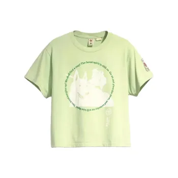 Levis Levi's X Princess Mononoke Co-titled Series T-Shirts Unisex Green