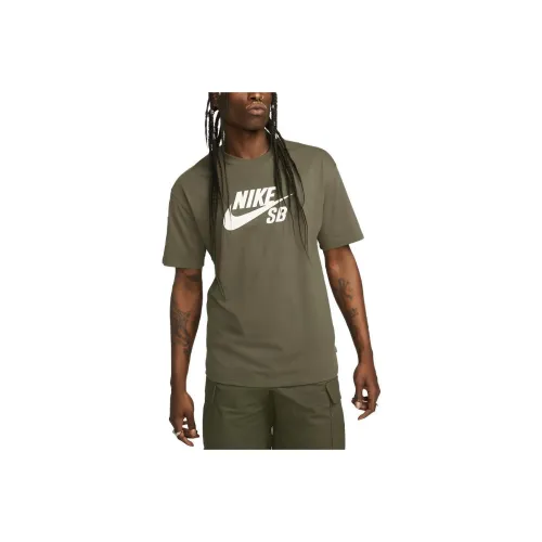 Nike T-Shirts Men Olive