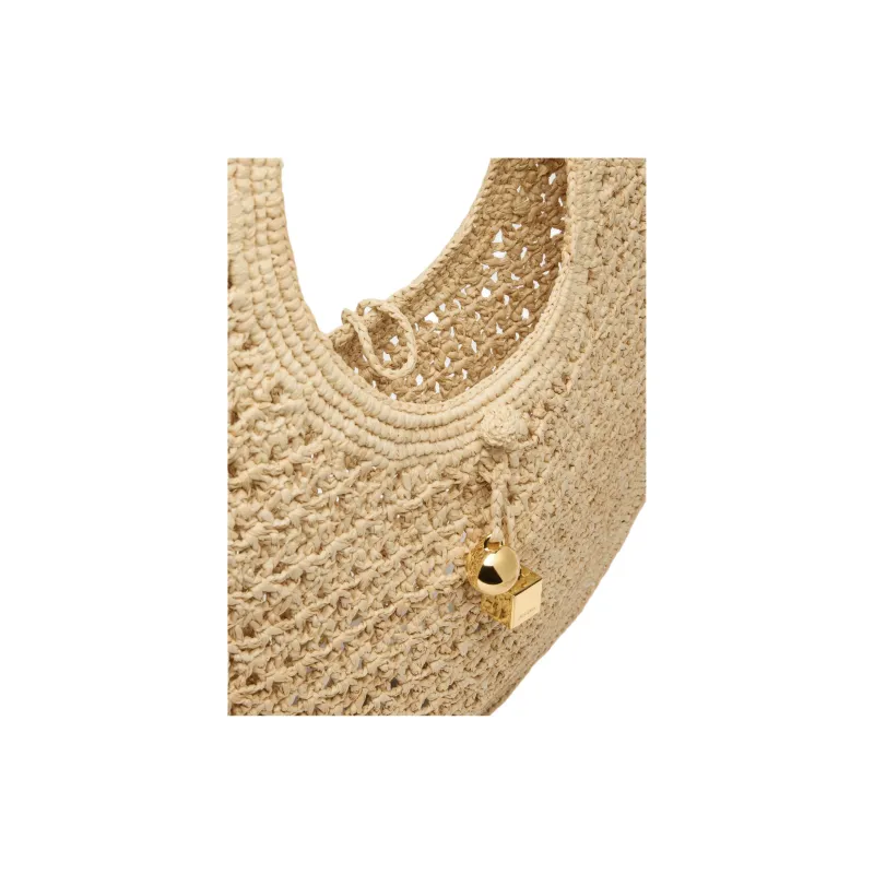 Jacquemus Raffia Handbag Women's Natural-3