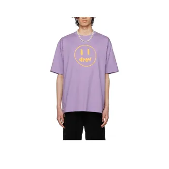 Drew House Smiley Collection T Shirts Men Purple