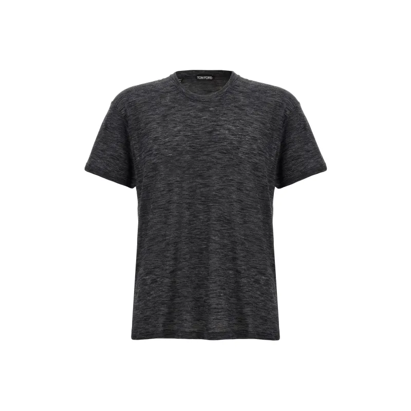 TOM FORD Crew-neck Cotton-blend T-shirt-0
