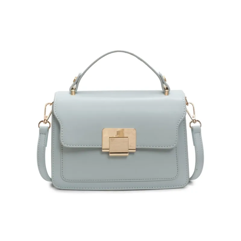 Yalu PU Handbag Women's Black/Ecru/Brown/Blue-22