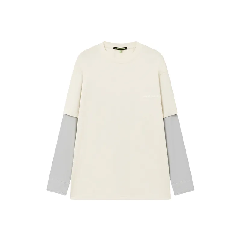 Caver&Hunter SS23 Mock Two Piece Long Sleeved T Shirt Unisex-6