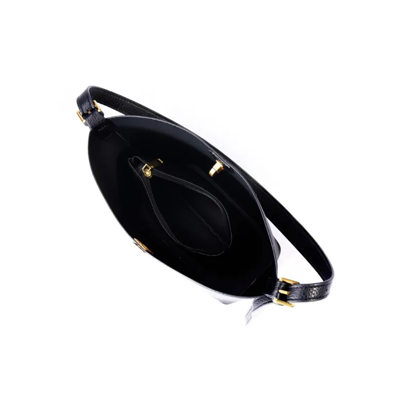 Dubaolu Synthetic Leather Shoulder Bag Regular Women's Yellow/Black-10