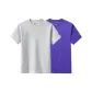 2 Pack (White+Gray+Purple)