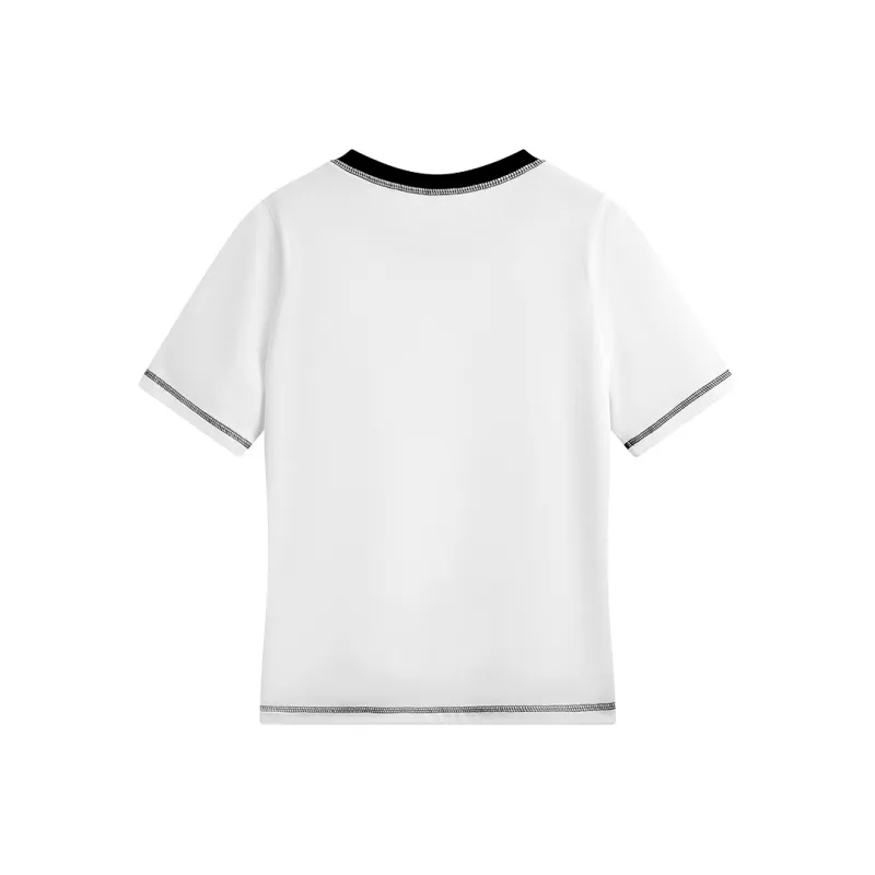 HANDAIWEI T Shirt Women's White-1