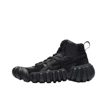 Onitsuka Tiger Anti Slip Wear Resistant High Top Casual Shoes Unisex Black
