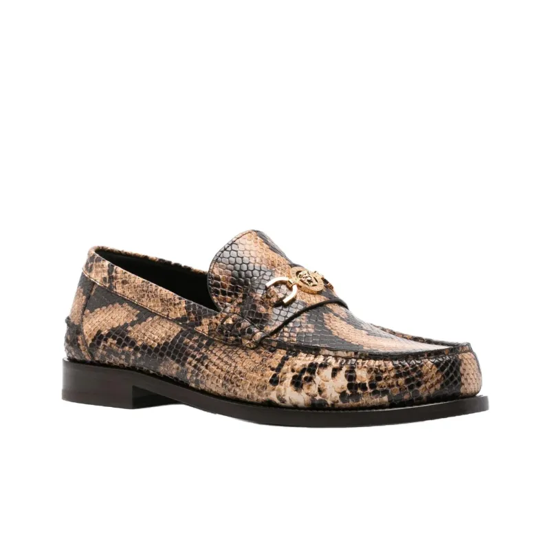 VERSACE Loafers Men Brown-2